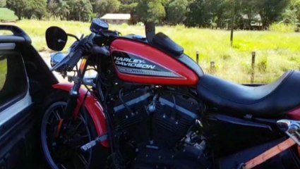 Acidente com moto Harley Davidson é registrado na BR-467 próximo ao contorno Oeste