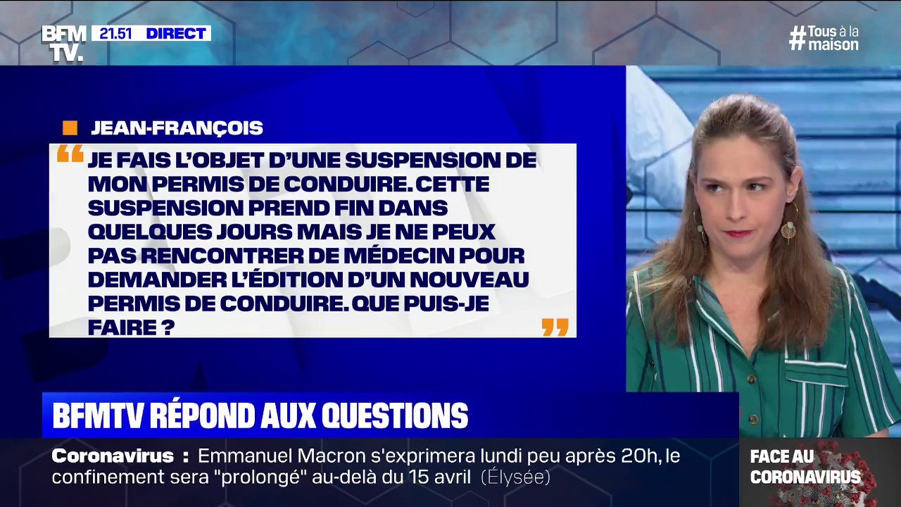 Je ne peux pas rencontrer de médecin pour demander un nouveau permis de conduire. Que faire ?