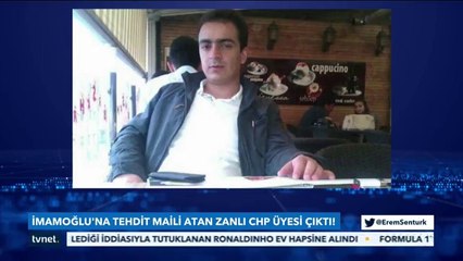 Ekrem İmamoğlu'nu ölümle tehdit eden kişi CHP üyesi çıktı!