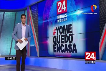 Huancayo: policía baila huaylash para alentar a sus compañeros antes de patrullar