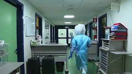 Nurses and doctors gear up for intensive care unit at Rome COVID-19 Hospital