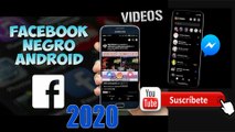 COMO ACTIVAR EL MODO OSCURO DE FACEBOOK FACIL Y RAPIDO 2020