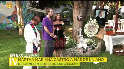 Martha Mariana Castro y su proceso de adaptación tras la muerte de Fernando Luján. | Ventaneando