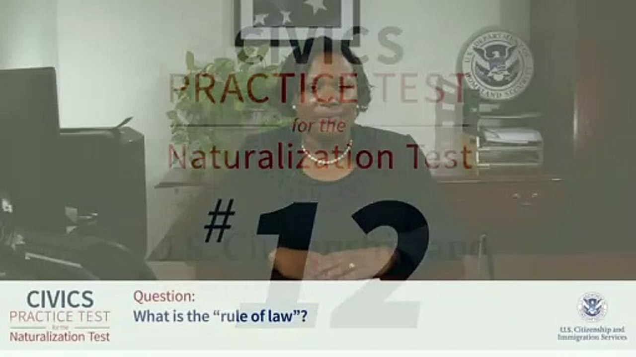 12 of 100 - What is the “rule of law” - US_Citizenship_Neutralization