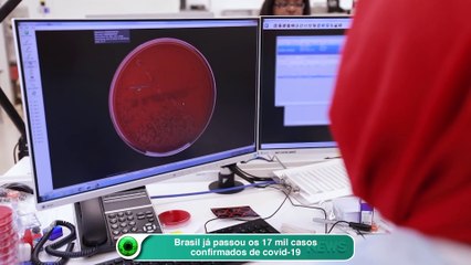 Brasil já passou os 17 mil casos confirmados de covid-19