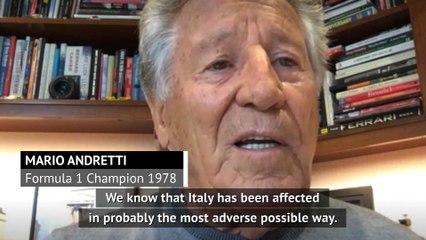 Mario Andretti urges fans to keep the courage during the coronavirus pandemic