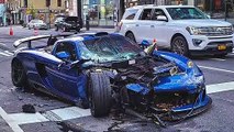 فيديو تحطم سيارة خارقة في شوارع نيويورك