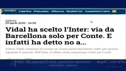 Download Video: ALL' INTER  PIACE ANCORA VIDAL MA TRATTATIVA SLEGATA DA QUELLA PER LAUTARO.