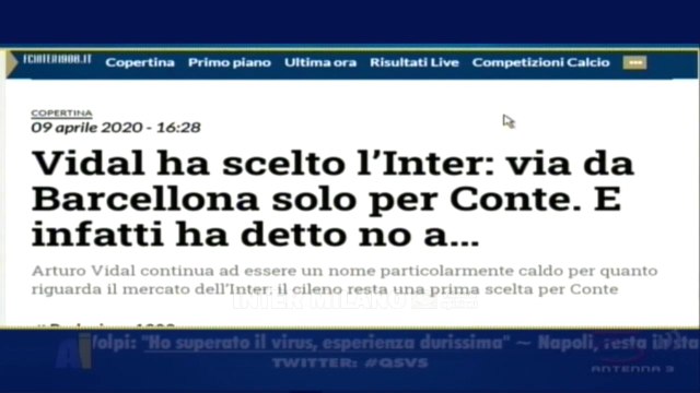 ALL' INTER PIACE ANCORA VIDAL MA TRATTATIVA SLEGATA DA QUELLA PER LAUTARO.