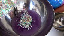 Sophia, Isabella e  Alice  - Fazendo Muitos Slimes Coloridos com Glitter