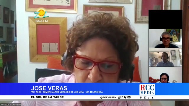 Jose Veras pte. comerciantes mercado Los Mina dice cierre de los mercados es una medida mediática