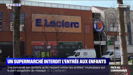 À Rueil-Malmaison, un supermarché a interdit aux enfants d'entrer