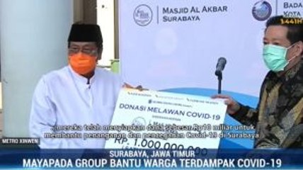 Surabaya Terima Bantuan untuk Penanganan Covid-19