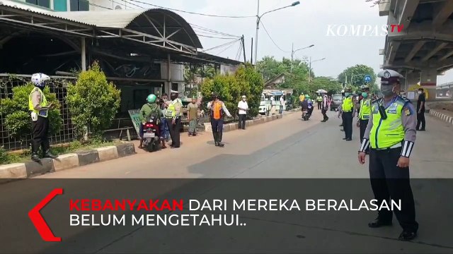 Hari Pertama PSBB, Masih Banyak Warga Belum Ketahui Penerapan PSBB