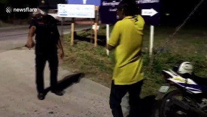 Curfew violators made to do press-ups and star jumps in Thailand