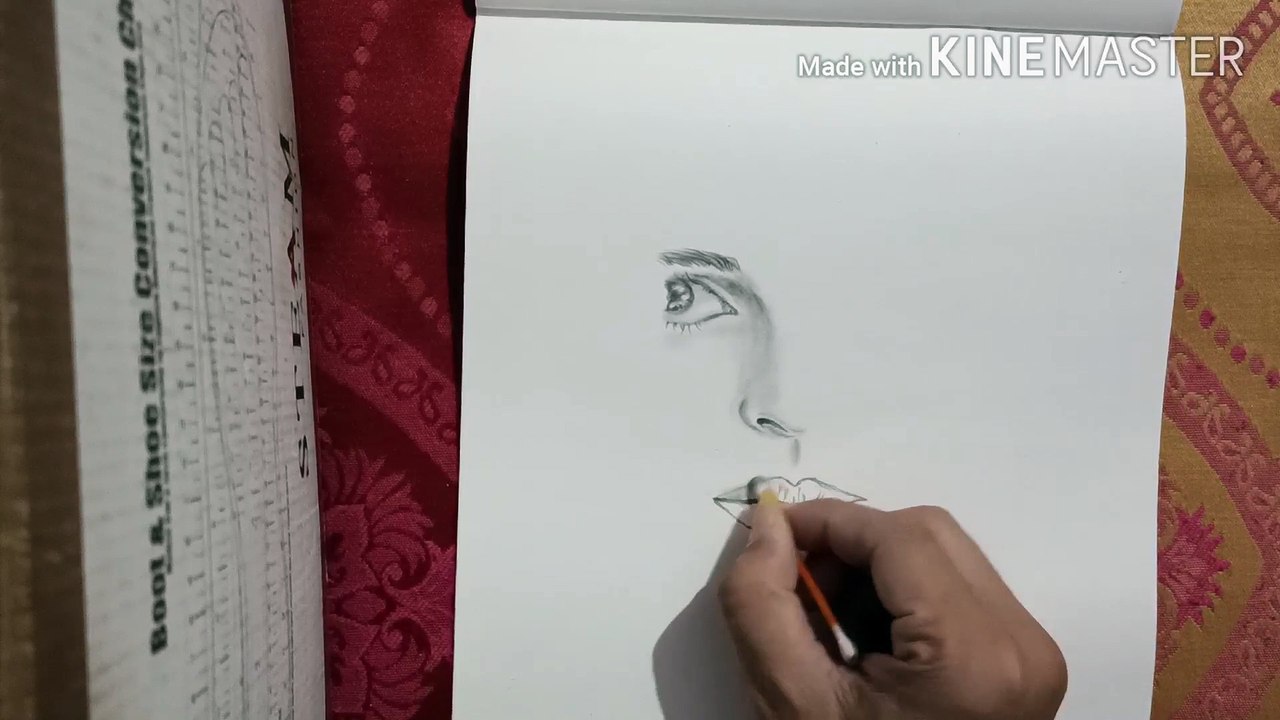 How to draw girl step by step