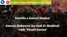 Këshilla e Kolosit Shejh Muhamed ibn Hadi El-Medkhali rreth epidemisë aktuale