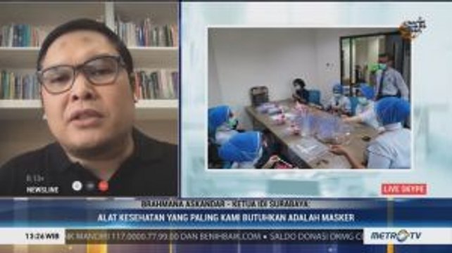 Tenaga Medis di Surabaya Butuh Masker dan APD