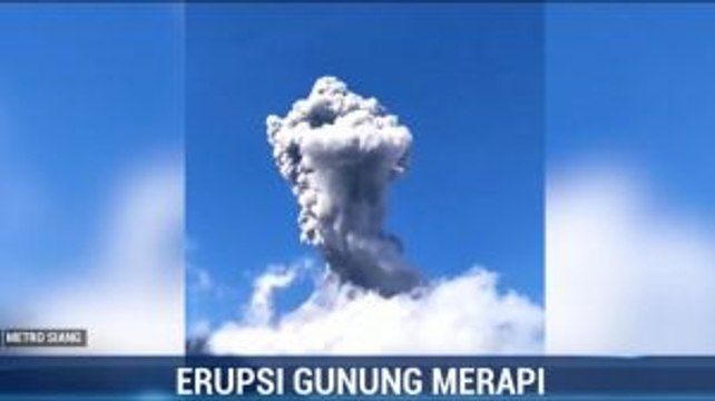 Gunung Merapi Kembali Meletus