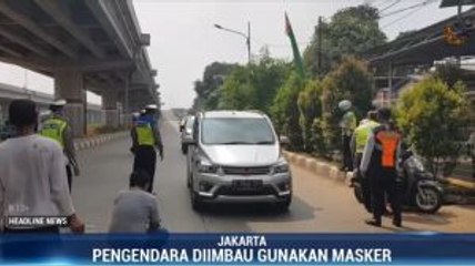 PSBB Berlaku, Polisi Pantau Perbatasan Jakarta-Bekasi