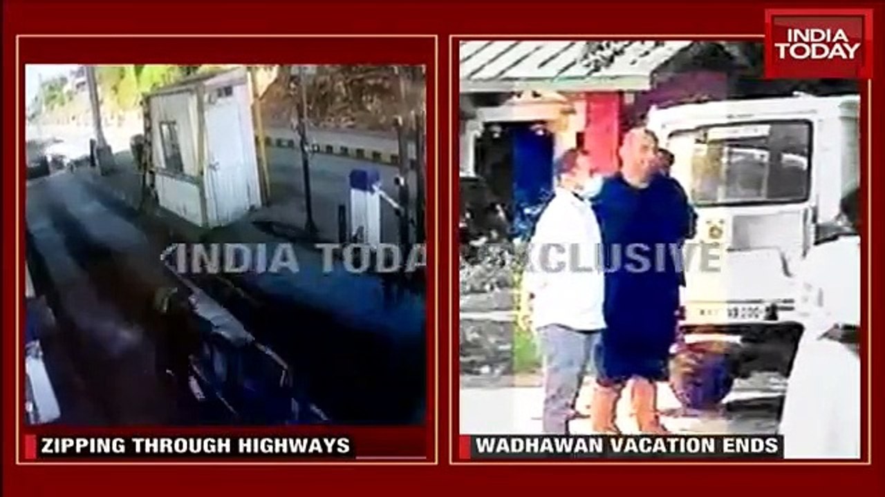 Caught on camera: Wadhawans cross toll at Satara highway en route to Mahabaleshwar during lockdown