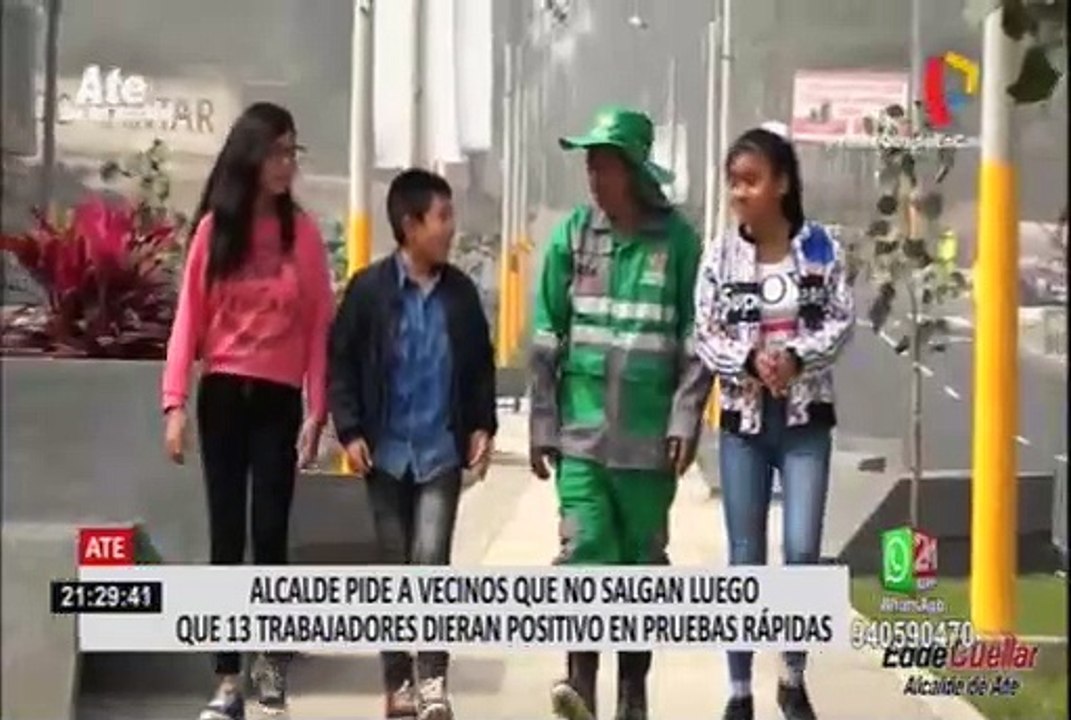 Alcalde de Ate confirmó que 13 trabajadores municipales han dado positivo para coronavirus