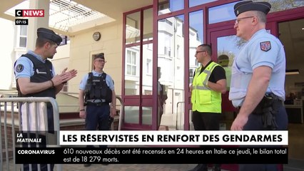 Download Video: Coronavirus - Dans l’Oise, des réservistes de la gendarmerie sont mobilisés en renfort des gendarmes - VIDEO