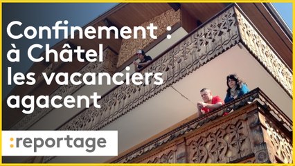 Haute-Savoie : des habitants de Châtel confinés face à l'arrivée de vacanciers