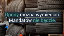 Można zmieniać opony. Mandatów nie będzie