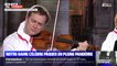 À Notre-Dame, le violoniste Renaud Capuçon joue pour fêter célébrer Pâques