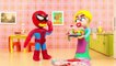 Super Heros For Kids - SUPERHERO BABIES Play Doh Stop Motion ❤ Spiderman, Hulk and Frozen Play Doh Cartoons For Kids Ep2