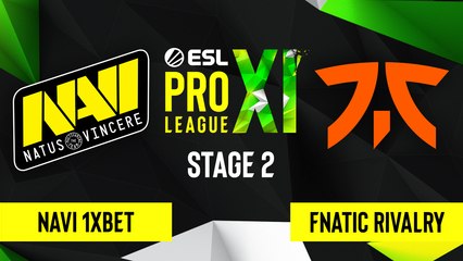 CSGO - NAVI 1XBET vs. Fnatic Rivalry [Nuke] Map 2 - ESL Pro League Season 11 - Stage 2