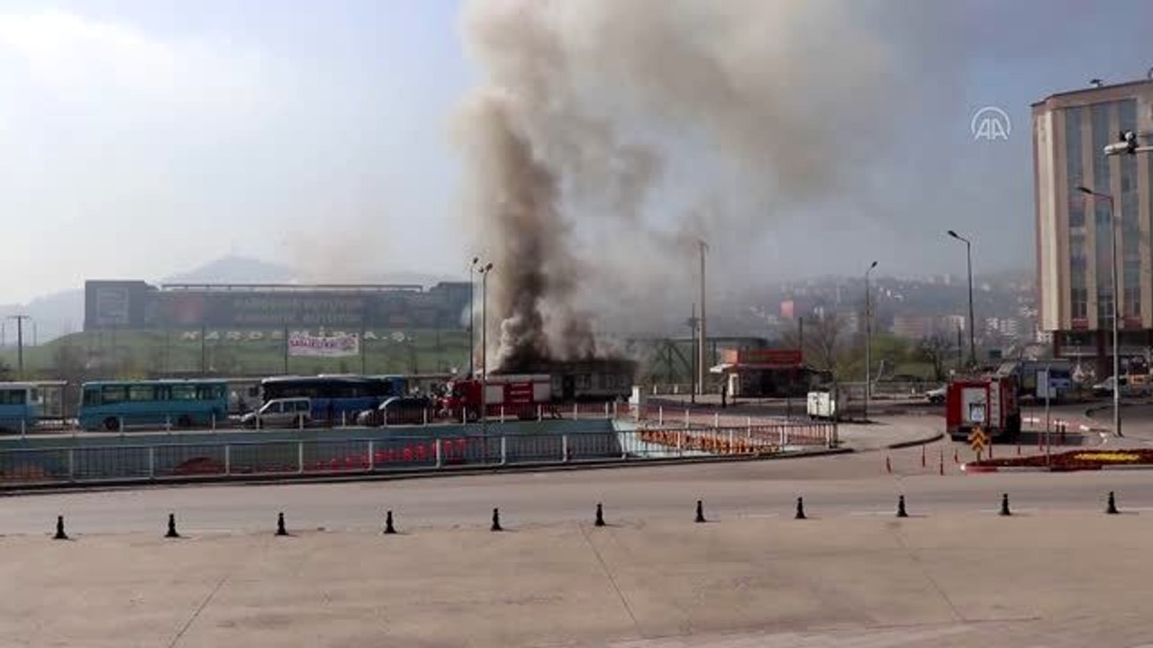 Toplu Taşıma Denetim ve Akıllı Kart Kişiselleştirme Merkezi'nde yangın