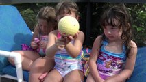 Sophia, Isabella e  Alice  Diversão na Piscina com lol Bonecas -  Disney Princesa Ariel