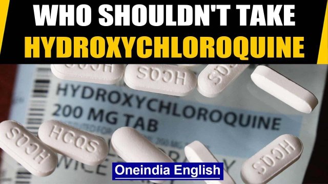 Who shouldn't use Hydroxychloroquine for Covid-19, Govt issues advisory | Oneindia
