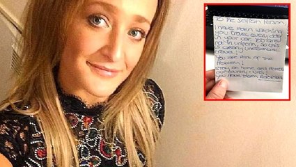 İşe giderken üniforma giymeyen hemşireye komşusundan tehdit notu: Problemin bir parçasısın