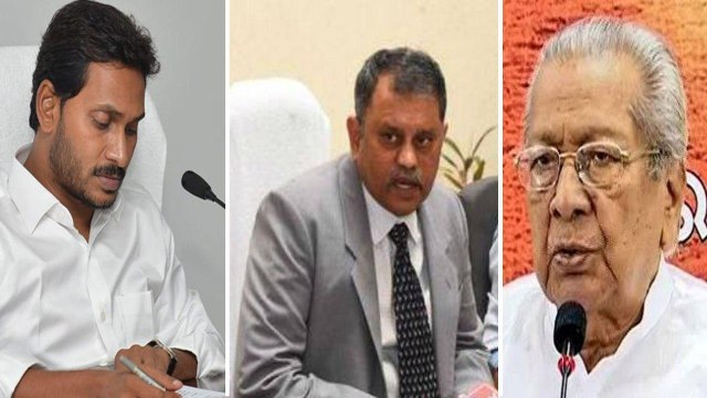 AP Election Commisioner Nimmagadda Ramesh Kumar Suspended