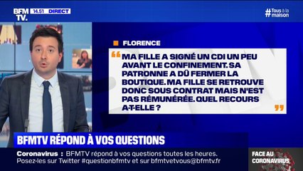 Ma fille a signé un CDI juste avant le confinement mais n'est pas rémunérée,quel recours a-t-elle ?