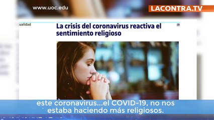 ¿El COVID-19 nos ha vuelto más religiosos A Rosalía le ha pasado
