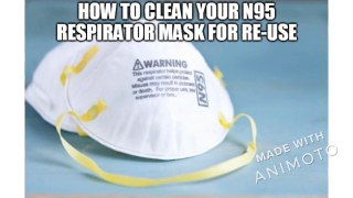 Cleaning and reusing hospital masks: Is it safe?