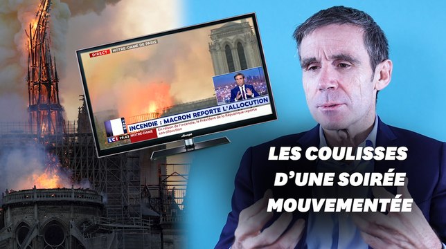 Incendie de Notre-Dame: David Pujadas raconte sa folle soirée sur LCI