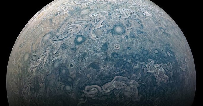 Jupiter : la NASA dévoile 30 photos sublimes de l'atmosphère de la plus grande planète du système solaire