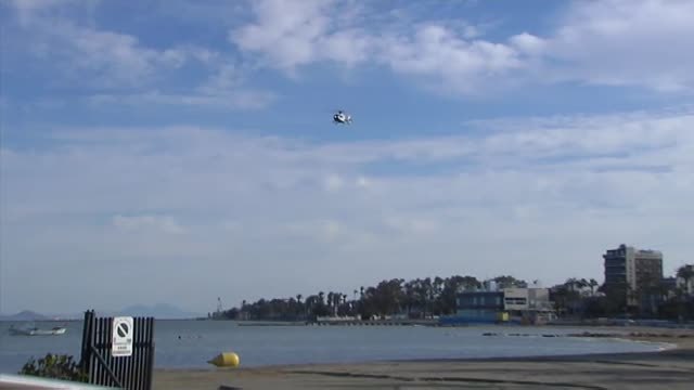 La Guardia Civil sobrevuela Murcia para controlar los desplazamientos en esta semana santa