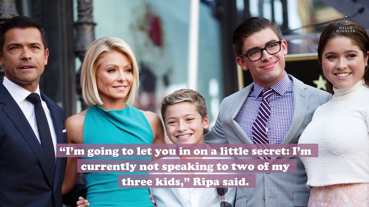 Kelly Ripa started crying when talking about tension with her children during quarantine