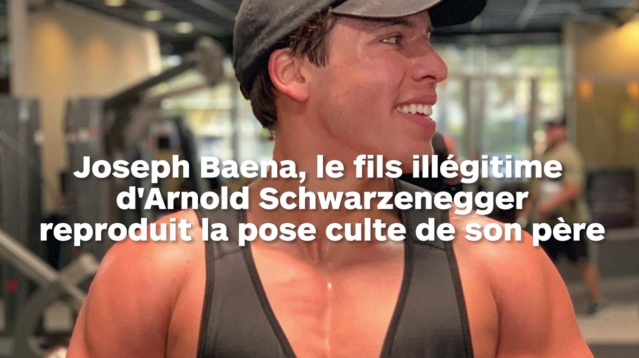 Le fils d'Arnold Schwarzenegger reproduit les poses cultes de son père