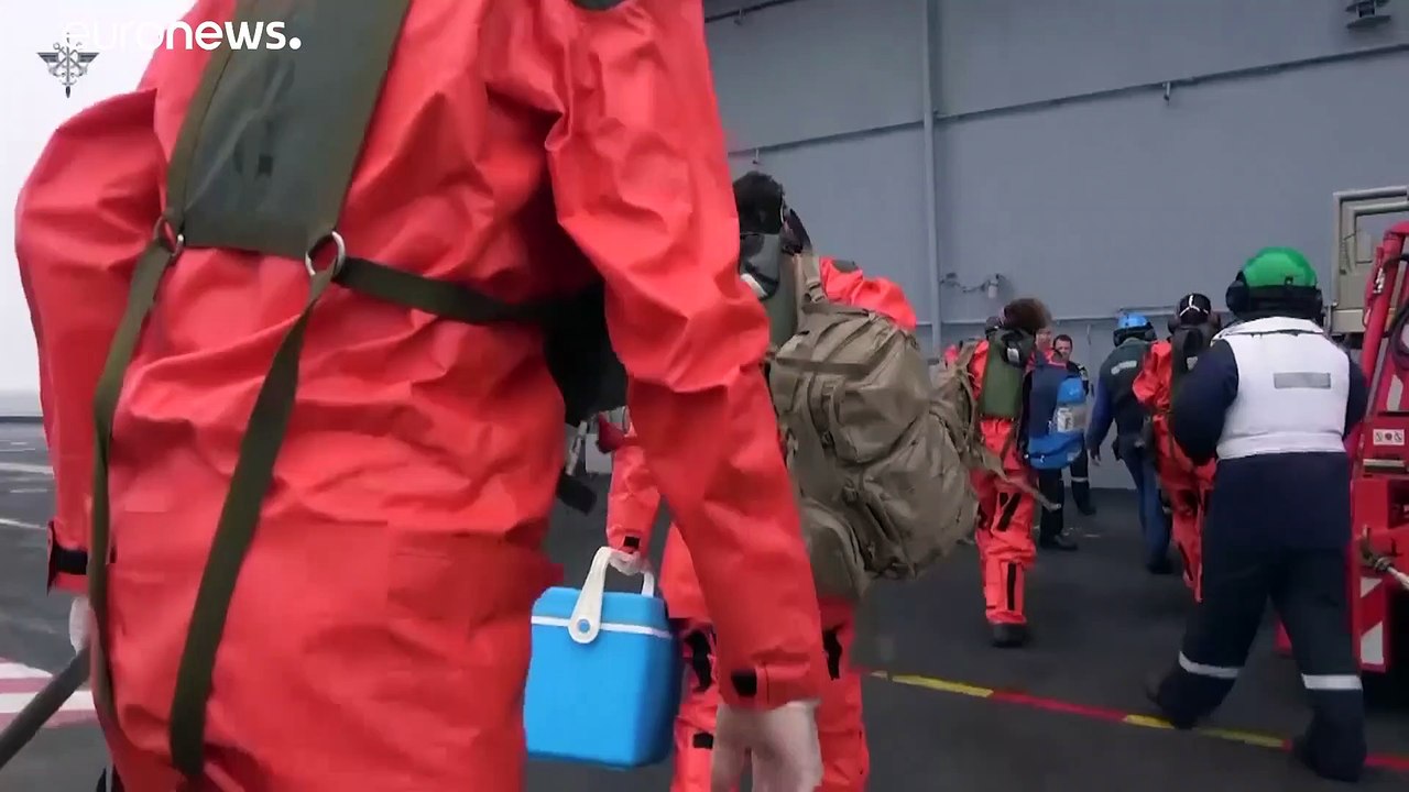 Coronavirus : le porte-avions français "Charles de Gaulle" touché