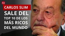 Carlos Slim sale del top 10 de los más ricos del mundo; pierde más de 11 mil mdd