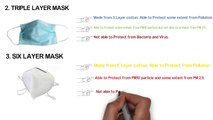 CORONA VIRUS MASK TUTORIAL || WHICH MASK SHOULD YOU BUY || TYPE USE || #N95 #N99 || MASK V LOG