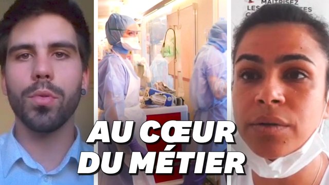Encore étudiants, ces infirmiers stagiaires racontent leur difficile quotidien face au Covid-19
