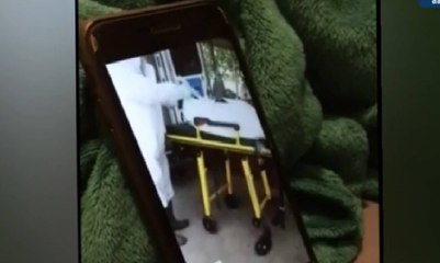 Doctor father dies of corona,sons bid farewell by video call